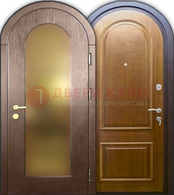 Металлическая арочная дверь ДА-12 в банк в Сосновый Бор