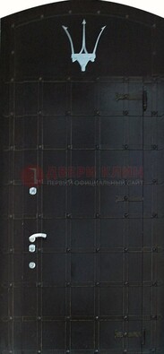 Металлическая арочная дверь ДА-22 высокого качества в Сосновый Бор