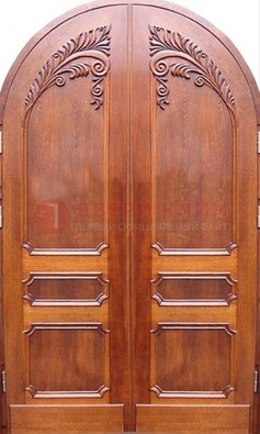 Металлическая арочная дверь ДА-9 в салон красоты в Сосновый Бор
