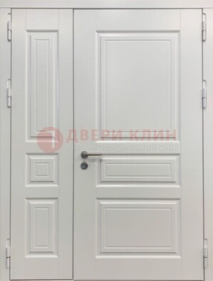 Полуторная светлая металлическая дверь с МДФ ДМ-336 в Сосновый Бор
