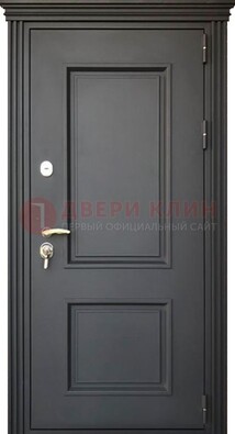 Чёрная дверь с МДФ ДМ-520 в Сосновый Бор