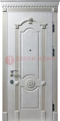Белая дверь с МДФ ДМ-525 в Сосновый Бор