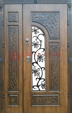 Морозостойкая металлическая парадная дверь ДПР-12 в Сосновый Бор
