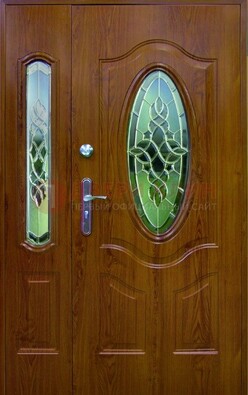 Парадная дверь со стеклянными вставками ДПР-73 для дома в Сосновый Бор