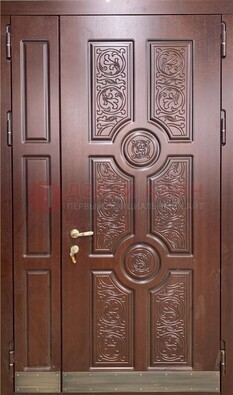 Парадная металлическая дверь с узором ДПР-74 в Сосновый Бор