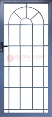 Синяя металлическая решетчатая дверь ДР-28 в Сосновый Бор