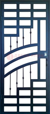 Современная металлическая решетчатая дверь ДР-38 в Сосновый Бор