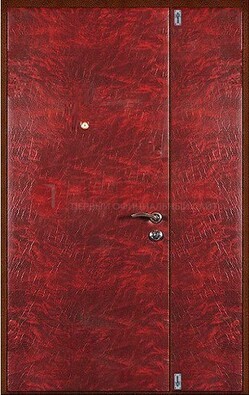 Красная тамбурная дверь ДТМ-33 в Сосновый Бор