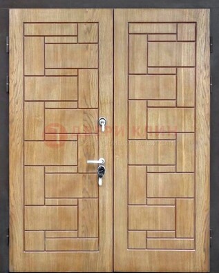 Светло-коричневая стальная дверь с виноритом ДВТ-245 в Сосновый Бор