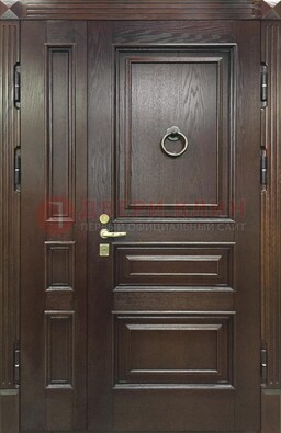 Полуторная металлическая дверь с виноритом ДВТ-253 в Сосновый Бор