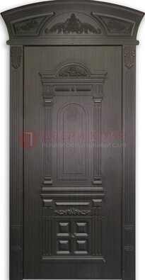 Черная стальная дверь с виноритом ДВТ-31 в Сосновый Бор