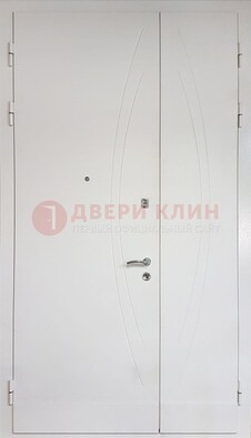 Современная полуторная стальная дверь с МДФ панелью ПЛ-25 в Сосновый Бор