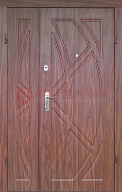 Железная тамбурная полуторная дверь с МДФ ПЛ-7 в Сосновый Бор